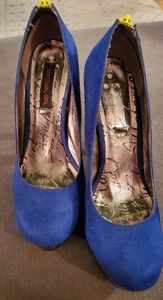 Material Girl blue heels